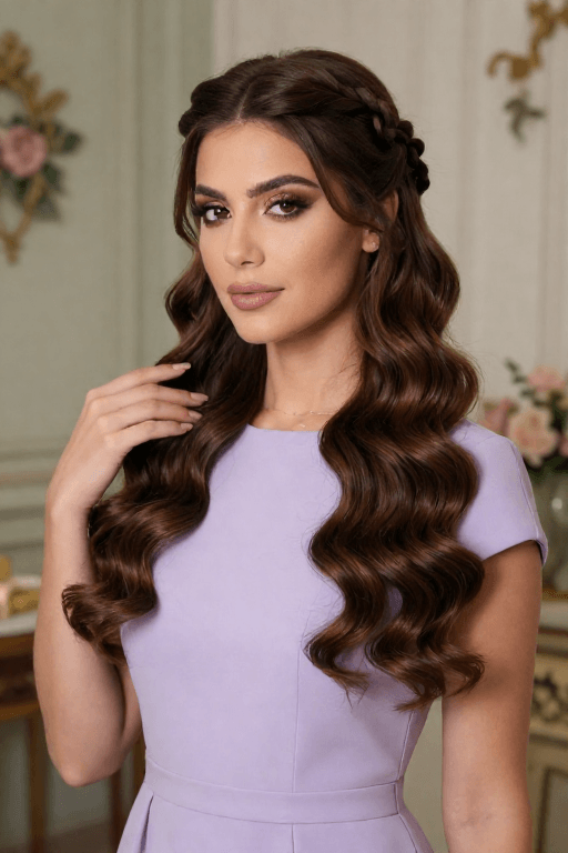 Twisted Half Up Half Down Hairstyle Twisted Half Up Half Down Hairstyles