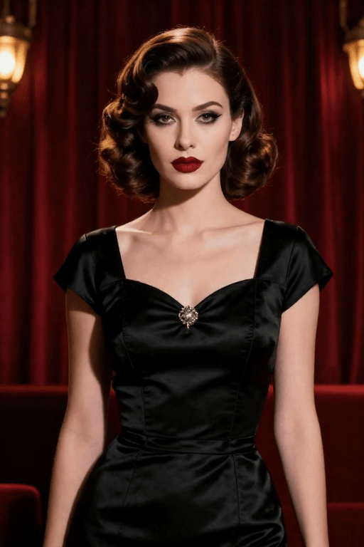 Vintage Horror Hairstyle Vintage Horror Hairstyle Inspired by Old Movies