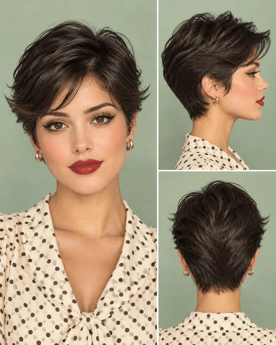 Winged Pixie Cut Winged Pixie Cut
