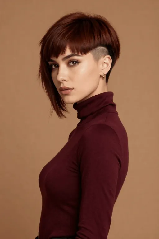 Wolf Cut with a Nape Undercut Wolf Cut with a Nape Undercut