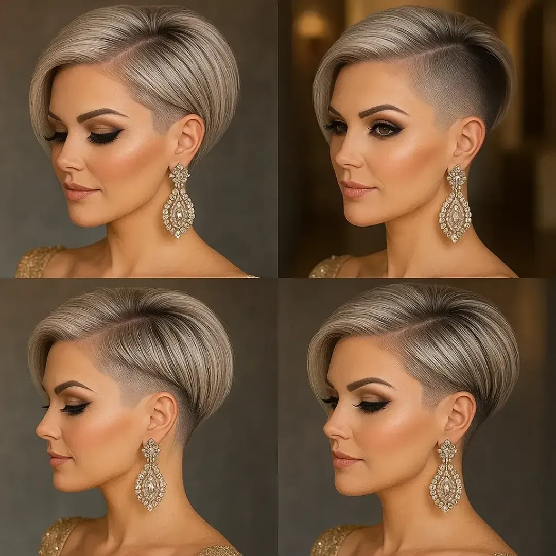 iam.buzzcut Sleek Pixie with a Deep Undercut Sleek Pixie with a Deep Undercut