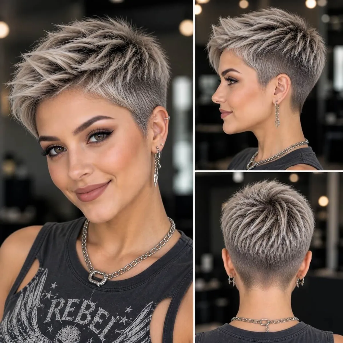 iam.shorthair Spiky Textured Pixie Spiky Textured Pixie