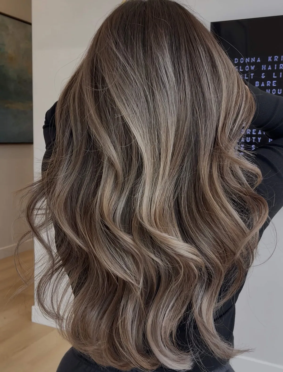 theknotstudio__Ash Brown Balayage Ash Brown Balayage