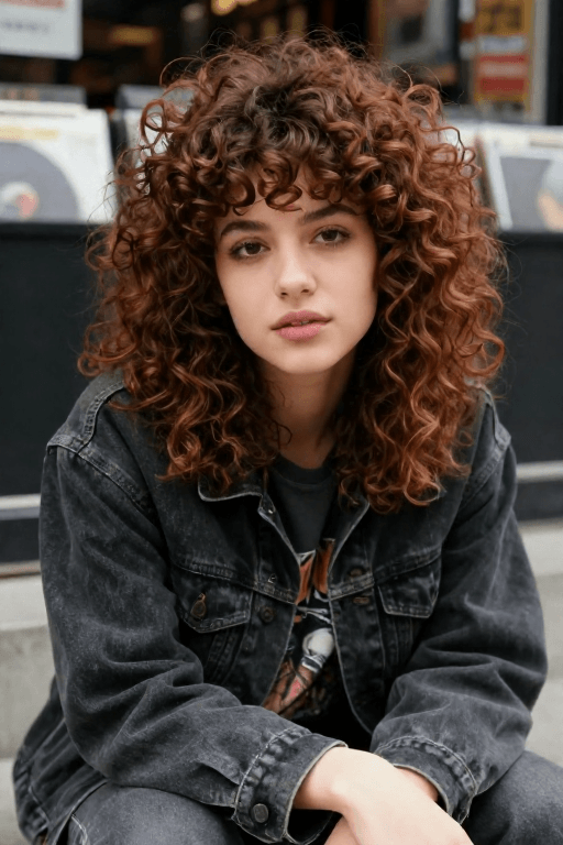 90s Curly Shag 90s Curly Shag