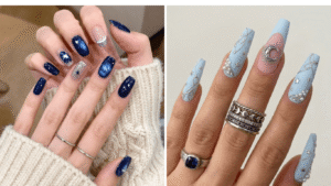 18 Pretty Blue Nail Ideas for Every Skin Tone
