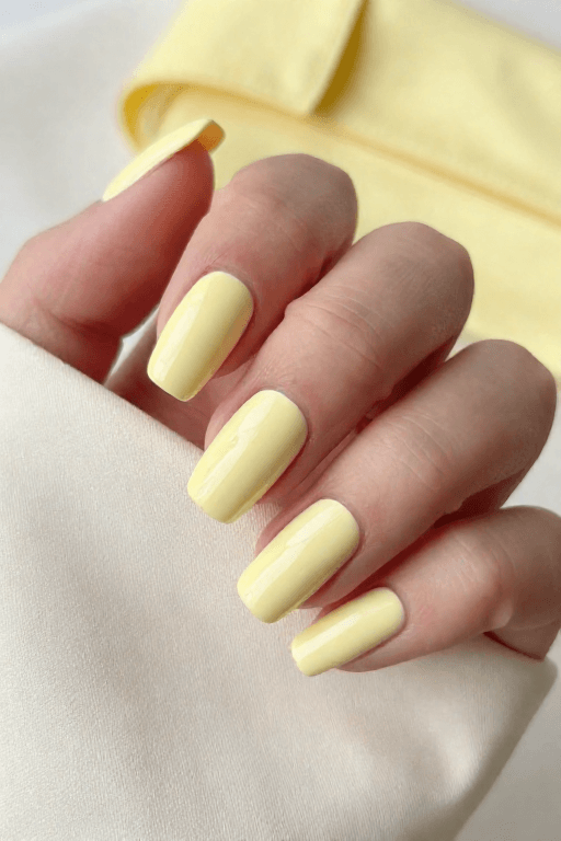 Butter Yellow Butter Yellow Coffin Nail