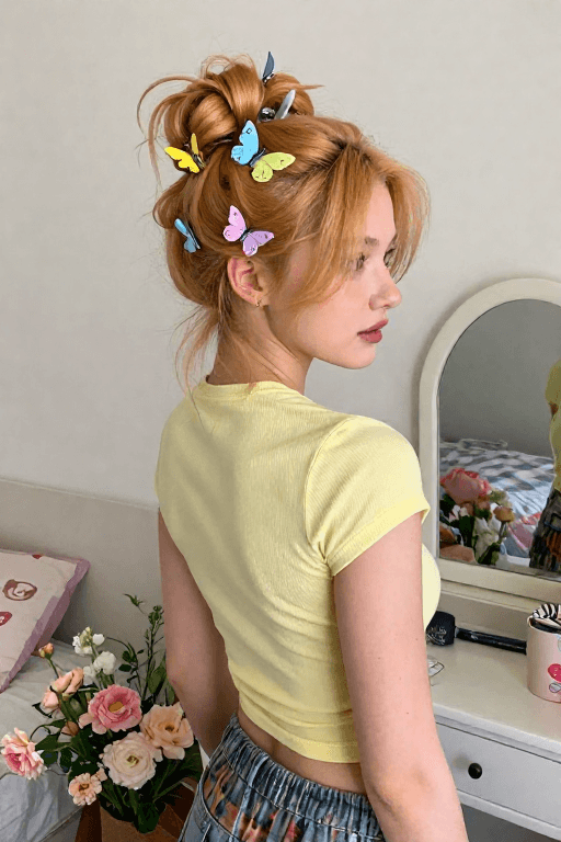 Butterfly Clip Full Updo Butterfly Clip Full Updo