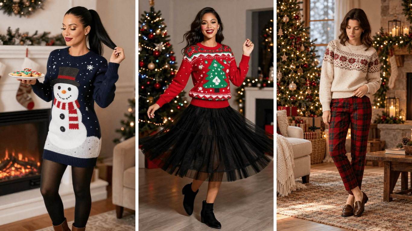 Christmas Outfit Ideas for Parties, Dinners and Days Off