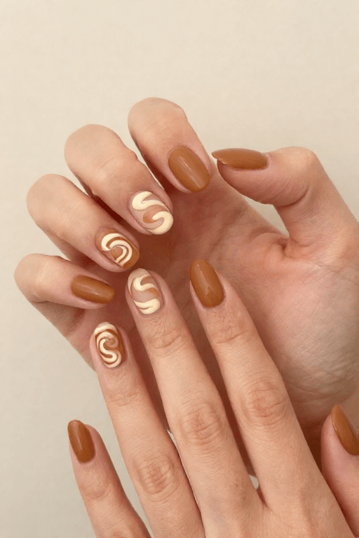 Cinnamon Swirl Cinnamon Swirl Thanksgiving Nail