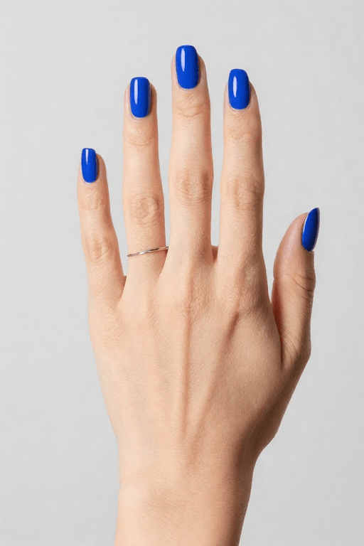 Cobalt Blue Short Coffin Cobalt Blue Short Coffin
