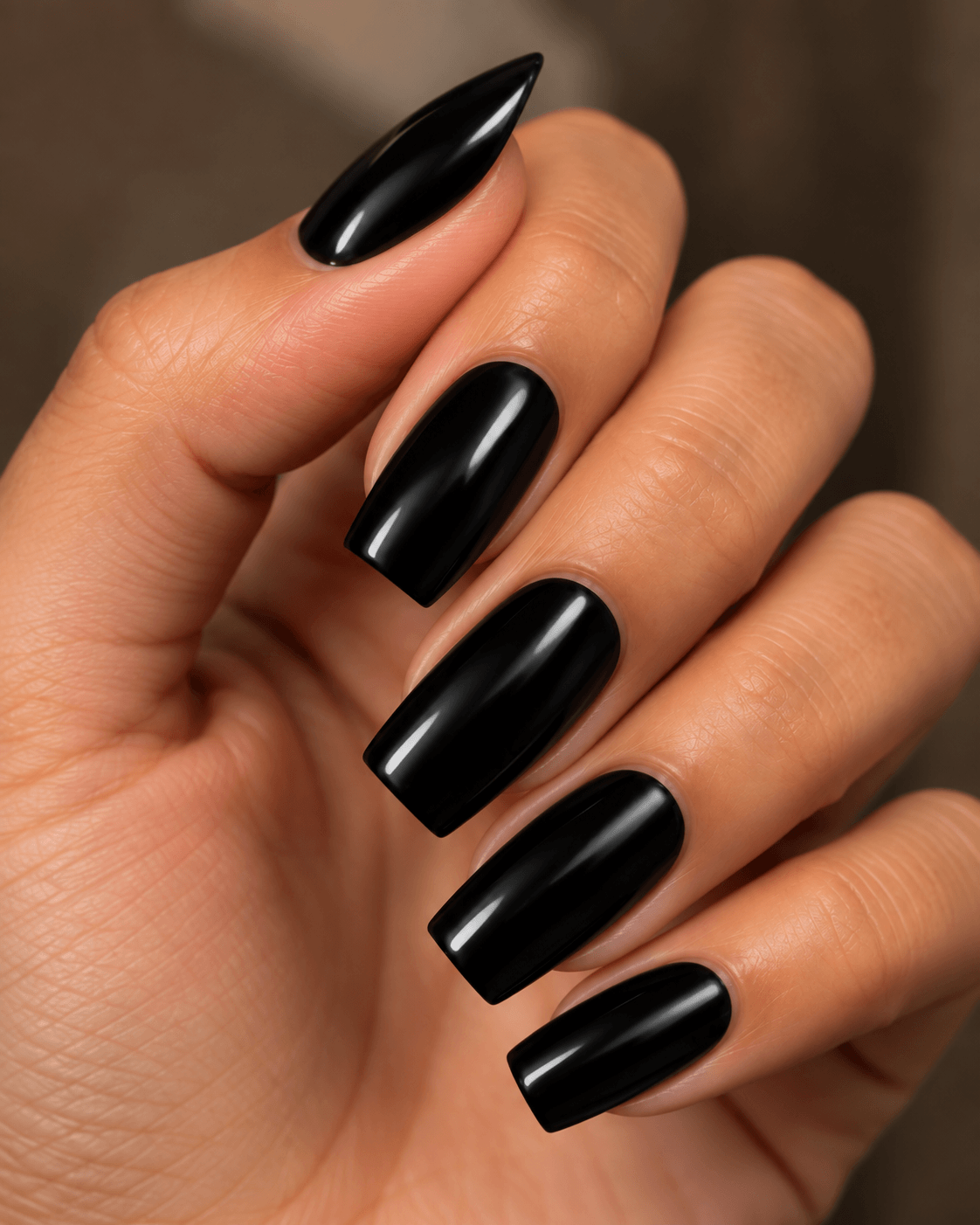 Deep Black Deep Black Nail Ideas