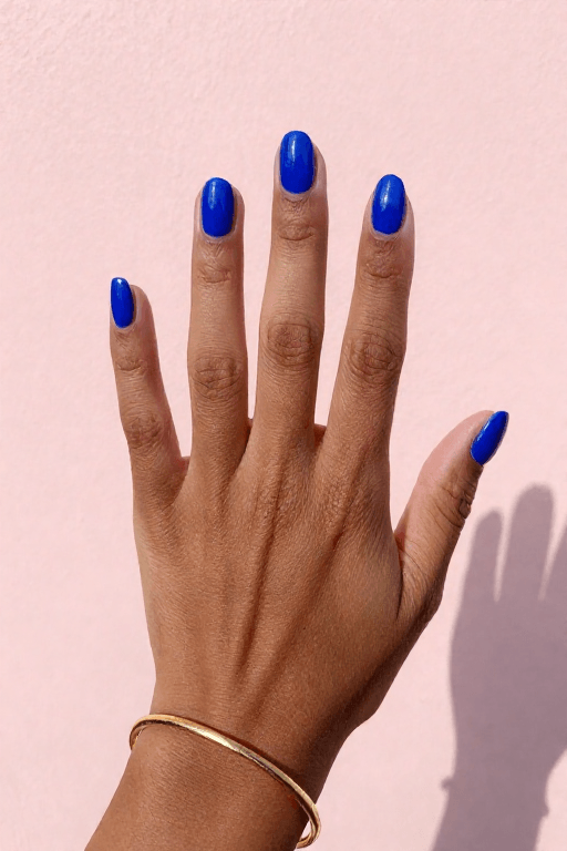 Electric Blue Nails Electric Blue Nails