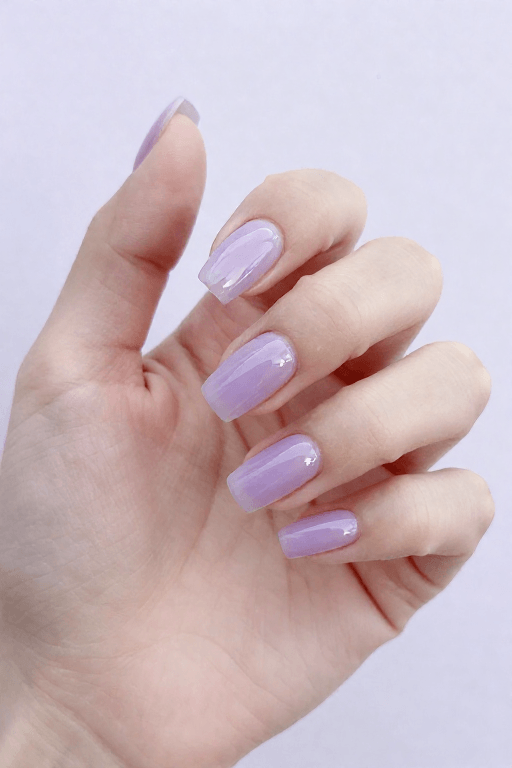 Lavender Jelly Lavender Jelly Coffin Nail