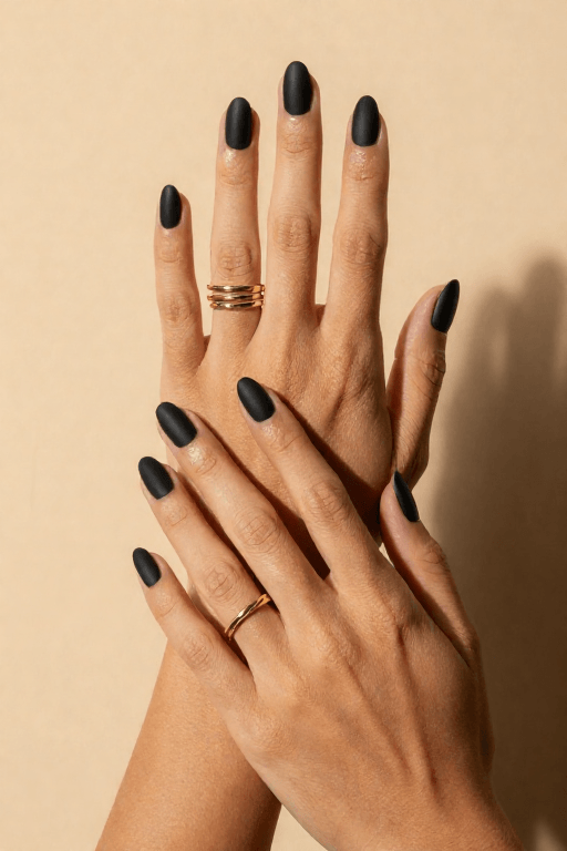 Matte Black Medium Coffin Matte Black Medium Coffin