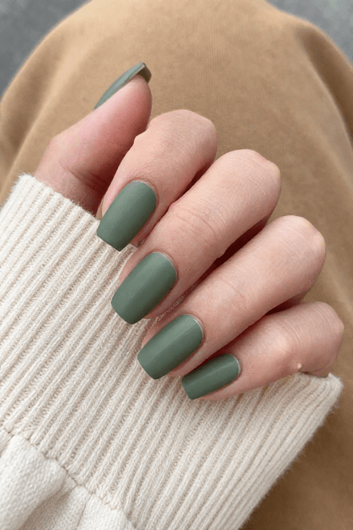 Matte Olive Short Ballerina Matte Olive Short Ballerina