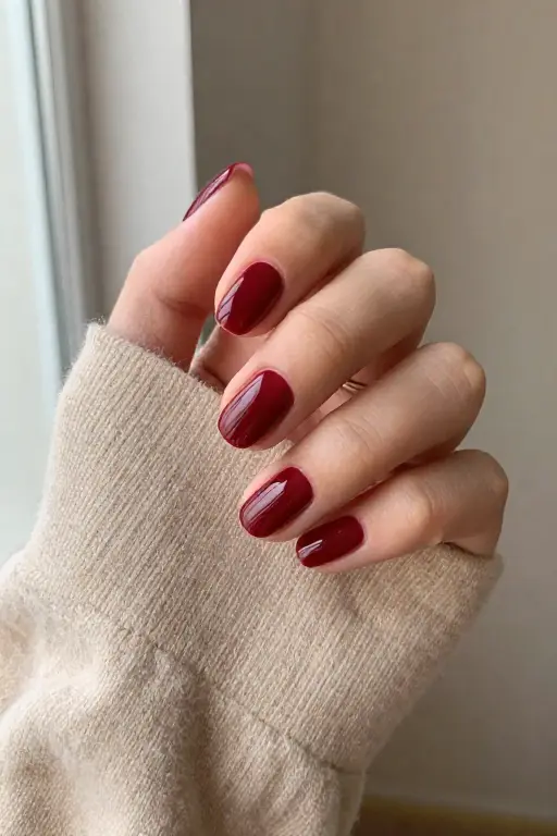 Oxblood Cream Oxblood Cream November Nail Ideas