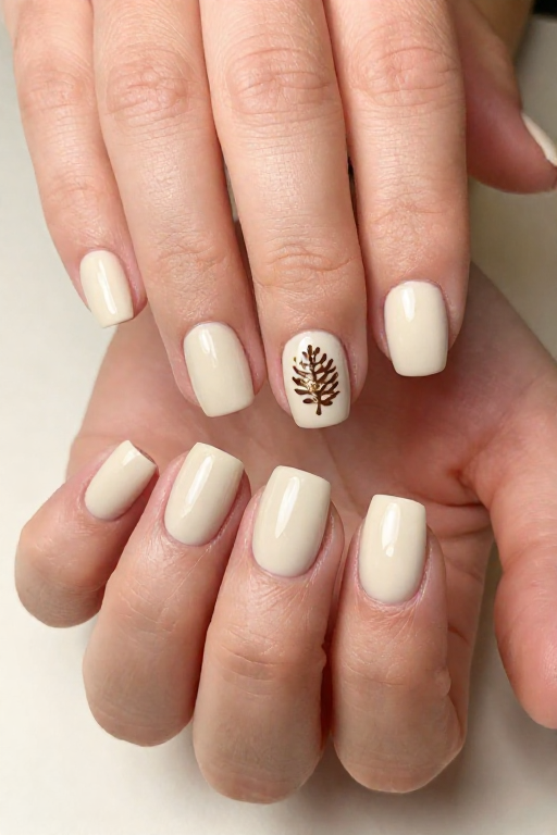 Pinecone Accent Pinecone Accent Christmas Nail