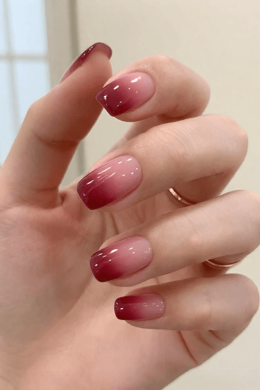 Reverse Ombre Nail