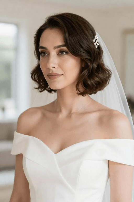 Short Bob with Soft Waves Short Bob with Soft Waves