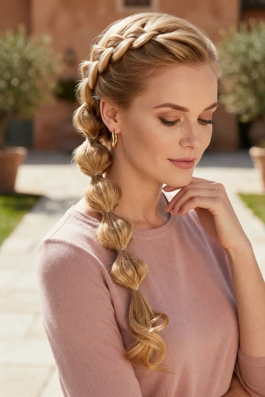 Side Bubble Braid Side Bubble Braid
