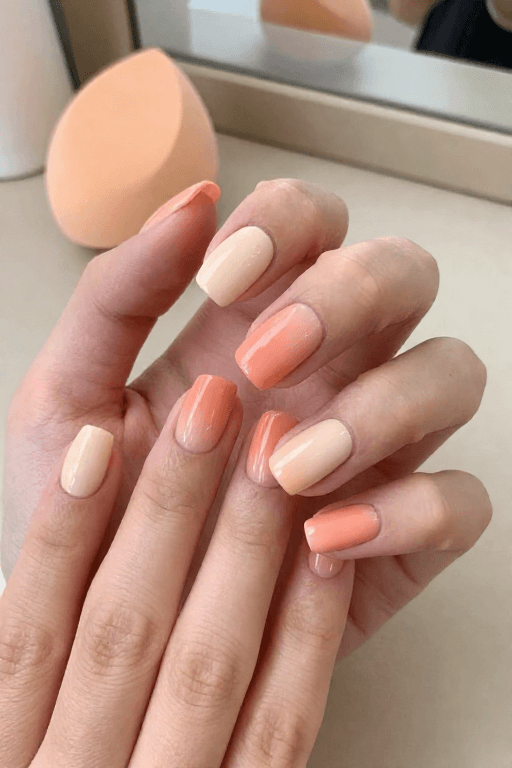 Sponge Ombre Nail