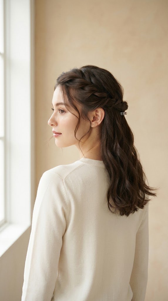 Twisted Half-Up Crown Twisted Half-Up Crown HairStyle
