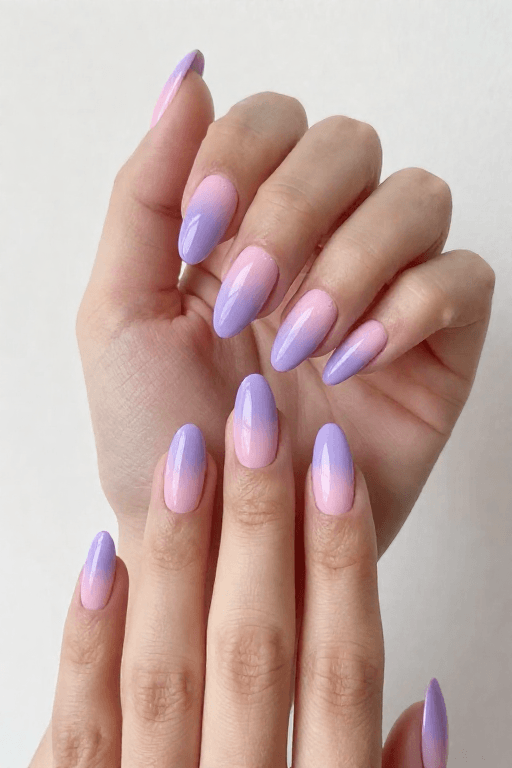 Vertical Ombre Nail