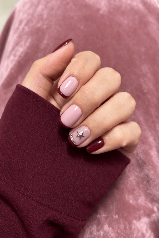 Wine Outline Frames Wine Outline Frames On Short Nail